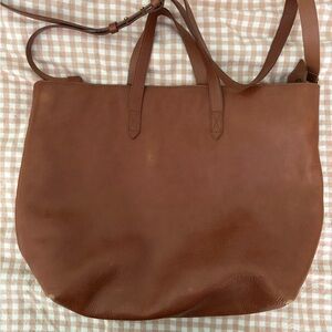 Madewell Brown Leather Tote
